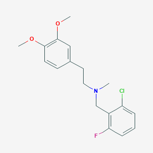 (2-chloro-6-fluorobenzyl)[2-(3,4-dimethoxyphenyl)ethyl]methylamine