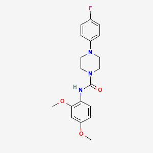 N-(2,4-dimethoxyphenyl)-4-(4-fluorophenyl)-1-piperazinecarboxamide