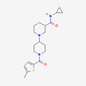 N-cyclopropyl-1'-[(5-methyl-2-thienyl)carbonyl]-1,4'-bipiperidine-3-carboxamide