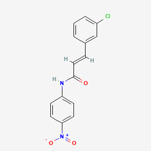 3-(3-chlorophenyl)-N-(4-nitrophenyl)acrylamide