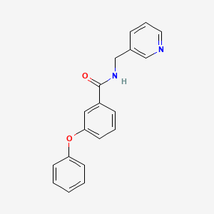 3-phenoxy-N-(pyridin-3-ylmethyl)benzamide