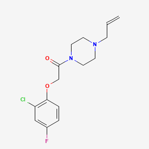 1-(4-ALLYLPIPERAZINO)-2-(2-CHLORO-4-FLUOROPHENOXY)-1-ETHANONE