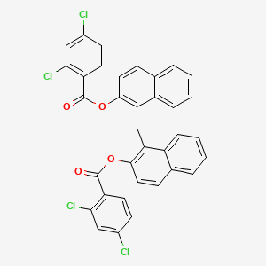 1-({2-[(2,4-DICHLOROBENZOYL)OXY]-1-NAPHTHYL}METHYL)-2-NAPHTHYL 2,4-DICHLOROBENZOATE