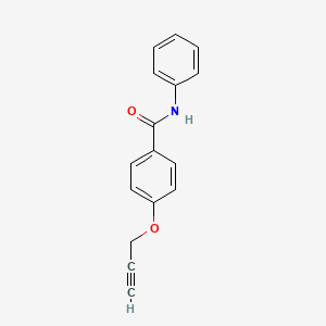 molecular formula C16H13NO2 B5470366 N-phenyl-4-(2-propyn-1-yloxy)benzamide 