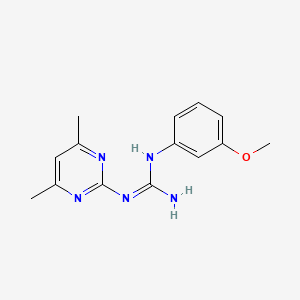 2-(4,6-Dimethylpyrimidin-2-yl)-1-(3-methoxyphenyl)guanidine