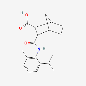 3-[(2-ISOPROPYL-6-METHYLANILINO)CARBONYL]BICYCLO[2.2.1]HEPTANE-2-CARBOXYLIC ACID