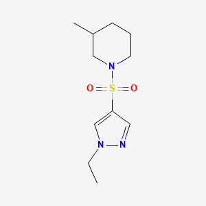 1-[(1-ethyl-1H-pyrazol-4-yl)sulfonyl]-3-methylpiperidine