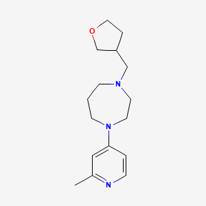 1-(2-methyl-4-pyridinyl)-4-(tetrahydro-3-furanylmethyl)-1,4-diazepane