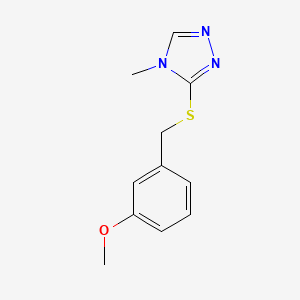 3-[(3-methoxybenzyl)sulfanyl]-4-methyl-4H-1,2,4-triazole