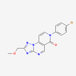 molecular formula C16H12BrN5O2 B5470717 7-(4-bromophenyl)-2-(methoxymethyl)pyrido[3,4-e][1,2,4]triazolo[1,5-a]pyrimidin-6(7H)-one 