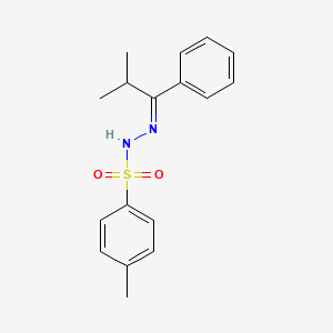 molecular formula C17H20N2O2S B5470784 4-methyl-N'-(2-methyl-1-phenylpropylidene)benzenesulfonohydrazide 