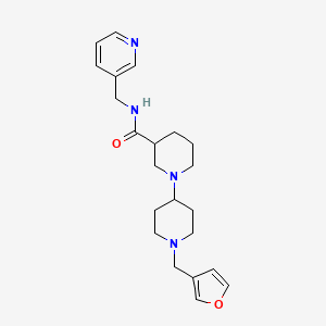 1'-(3-furylmethyl)-N-(pyridin-3-ylmethyl)-1,4'-bipiperidine-3-carboxamide