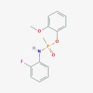 2-methoxyphenyl N-(2-fluorophenyl)-P-methylphosphonamidoate