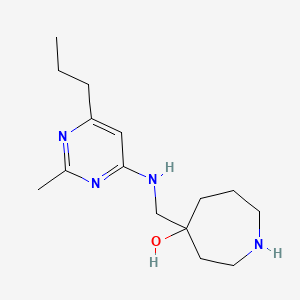 4-{[(2-methyl-6-propyl-4-pyrimidinyl)amino]methyl}-4-azepanol dihydrochloride