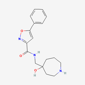 N-[(4-hydroxy-4-azepanyl)methyl]-5-phenyl-3-isoxazolecarboxamide