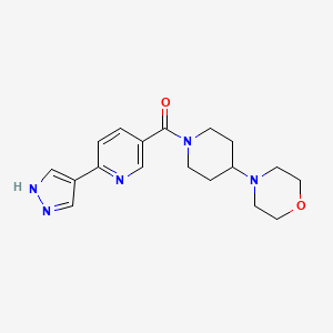 4-(1-{[6-(1H-pyrazol-4-yl)pyridin-3-yl]carbonyl}piperidin-4-yl)morpholine