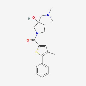 3-[(dimethylamino)methyl]-1-[(4-methyl-5-phenyl-2-thienyl)carbonyl]-3-pyrrolidinol