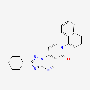 2-cyclohexyl-7-(1-naphthyl)pyrido[3,4-e][1,2,4]triazolo[1,5-a]pyrimidin-6(7H)-one