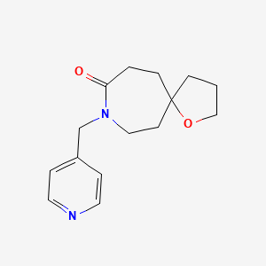 molecular formula C15H20N2O2 B5471399 8-(4-pyridinylmethyl)-1-oxa-8-azaspiro[4.6]undecan-9-one 