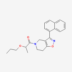 3-(1-naphthyl)-5-(2-propoxypropanoyl)-4,5,6,7-tetrahydroisoxazolo[4,5-c]pyridine