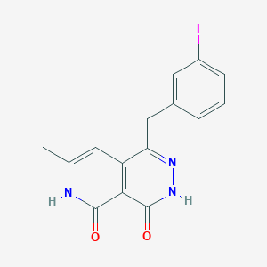 1-(3-iodobenzyl)-7-methylpyrido[3,4-d]pyridazine-4,5(3H,6H)-dione