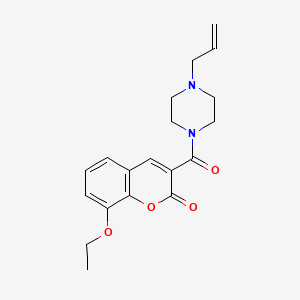 8-ETHOXY-3-[4-(PROP-2-EN-1-YL)PIPERAZINE-1-CARBONYL]-2H-CHROMEN-2-ONE