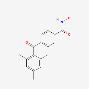 4-(mesitylcarbonyl)-N-methoxybenzamide