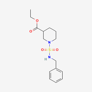 ethyl 1-[(benzylamino)sulfonyl]piperidine-3-carboxylate