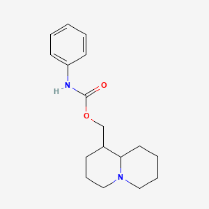 octahydro-2H-quinolizin-1-ylmethyl phenylcarbamate