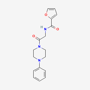 N-[2-oxo-2-(4-phenylpiperazin-1-yl)ethyl]furan-2-carboxamide