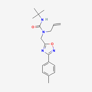 N-allyl-N'-(tert-butyl)-N-{[3-(4-methylphenyl)-1,2,4-oxadiazol-5-yl]methyl}urea