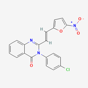 3-(4-chlorophenyl)-2-[2-(5-nitro-2-furyl)vinyl]-4(3H)-quinazolinone