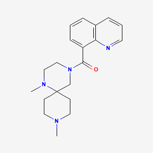 1,9-dimethyl-4-(quinolin-8-ylcarbonyl)-1,4,9-triazaspiro[5.5]undecane