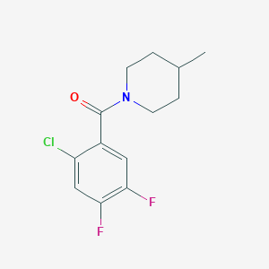 1-(2-chloro-4,5-difluorobenzoyl)-4-methylpiperidine