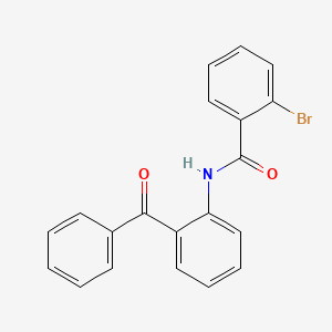 molecular formula C20H14BrNO2 B5472137 N-(2-benzoylphenyl)-2-bromobenzamide 