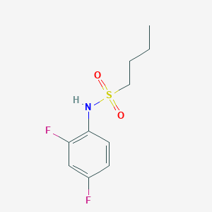 molecular formula C10H13F2NO2S B5472172 N-(2,4-difluorophenyl)butane-1-sulfonamide 