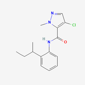 N-[2-(butan-2-yl)phenyl]-4-chloro-1-methyl-1H-pyrazole-5-carboxamide