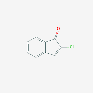 molecular formula C9H5ClO B054723 2-Chloro-1H-inden-1-one CAS No. 119870-84-7