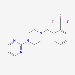 2-[4-[[2-(Trifluoromethyl)phenyl]methyl]piperazin-1-yl]pyrimidine