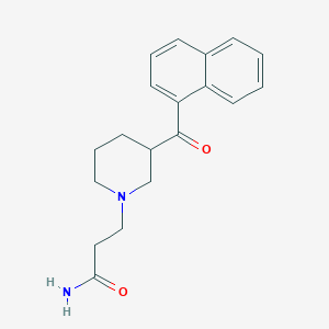 3-[3-(1-naphthoyl)piperidin-1-yl]propanamide