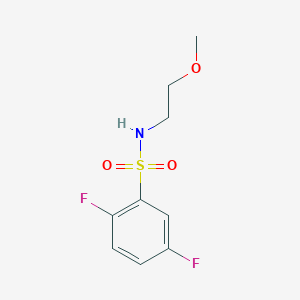 2,5-difluoro-N-(2-methoxyethyl)benzenesulfonamide