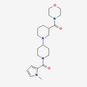 1'-[(1-methyl-1H-pyrrol-2-yl)carbonyl]-3-(morpholin-4-ylcarbonyl)-1,4'-bipiperidine