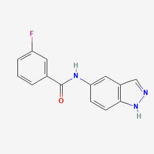 3-fluoro-N-(1H-indazol-5-yl)benzamide