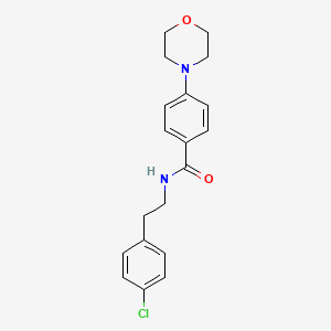 N-[2-(4-chlorophenyl)ethyl]-4-(4-morpholinyl)benzamide