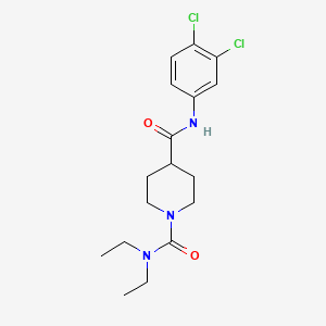 N~4~-(3,4-dichlorophenyl)-N~1~,N~1~-diethylpiperidine-1,4-dicarboxamide