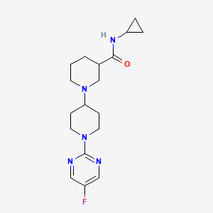 N-cyclopropyl-1'-(5-fluoropyrimidin-2-yl)-1,4'-bipiperidine-3-carboxamide