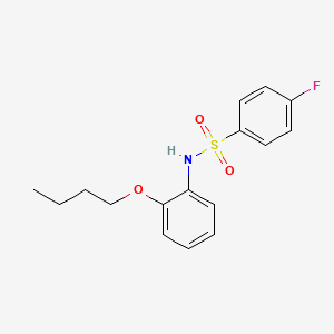 N-(2-butoxyphenyl)-4-fluorobenzenesulfonamide