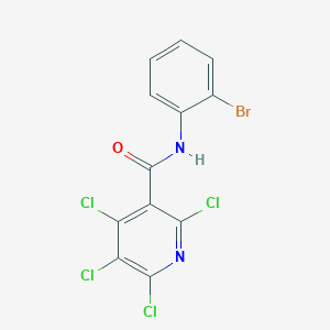 N-(2-bromophenyl)-2,4,5,6-tetrachloropyridine-3-carboxamide