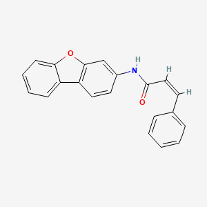 molecular formula C21H15NO2 B5473114 (Z)-N-dibenzofuran-3-yl-3-phenylprop-2-enamide 