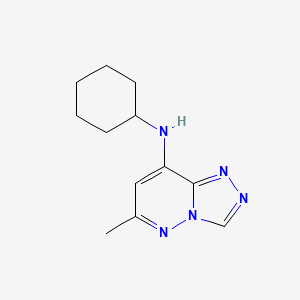 N-cyclohexyl-6-methyl[1,2,4]triazolo[4,3-b]pyridazin-8-amine